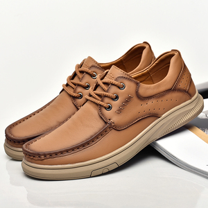 Il produttore di scarpe in pelle vende scarpe eleganti da <span class=keywords><strong>uomo</strong></span> eleganti in vera pelle traspirante casual di alta qualità - Product Image 3