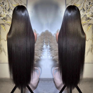 30 40 İnç Yapıştırıcısız Full HD Dantel Ön Peruk 13x6 He Dantel Ön Peruklar Gerçek Saç Vietnam Ham Bakire Saç Perukları Siyah Kadınlar İçin - Product Image 1