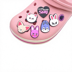 <span class=keywords><strong>Lilu</strong></span> F060 Accesorios para Sandalias de Dibujos Animados Coreanos Lindos de Stray Kids, Dijes Desmontables de PVC Suave para Zapatos Tipo Clog - Product Image 4
