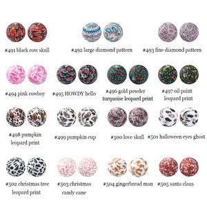 Nouveauté Perles de dentition rondes en silicone de qualité alimentaire, 15mm, pour bébé, jouets de dentition en silicone sans BPA pour stylos et bracelets - Product Image 4