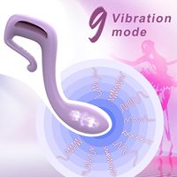 G-Punkt-Vibrator für Frauen 9 Vibrationsmodi 10 Sekunden Geräuschlos Wasserdicht Klitorale Anale Stimulation USB D Batteriebetrieben für Erwachsene