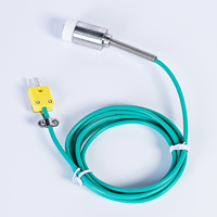 Water Resistant Thermocouple for Flat Plate Surface Temperature Detection Mesh Type Probe Fast Response Handheld Thermocouple