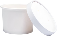 Livraison rapide biodégradable écologique Pla papier bol poulet frit tasse jetable 32oz crème glacée salade Kraft papier seau