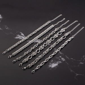 Pulsera de Cadena Trenzada de Acero Inoxidable para Hombre, Diseño Geométrico, Joyería de Moda, Regalo para Ocasiones Especiales XYB0138 - Product Image 5