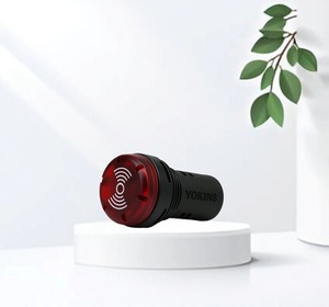 ยอกินส์ อิเล็กทรอนิกส์ บัซเซอร์ ฮูเตอร์ 22 มม. สีแดงดำ 24V/220V ตัวเตือนเสียงแบบติดตั้งบนแผงขนาดกะทัดรัด สำหรับการควบคุมในอุตสาหกรรม - Product Image 3