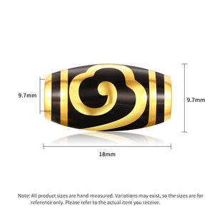 2025 Diseño Popular 24K oro puro oro duro todo va bien cielo pulsera de cuentas con cuentas accesorios de joyería de oro de gama alta - Product Image 4