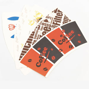 Paperjoy duy nhất PE tráng 180 GSM 8oz cốc giấy fan hâm mộ Hội Đồng Quản trị dùng một lần trống giấy tờ làm cốc giấy Fan nguyên liệu - Product Image 2