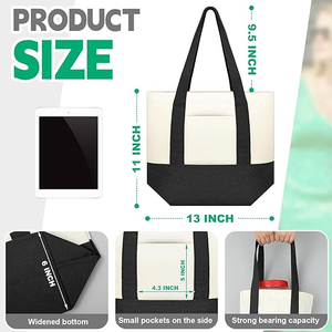 2025 gros sac à main réutilisable sac à provisions toile coton femmes pliable Shopping sac cadeau promotionnel - Product Image 2