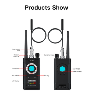 Alarme personnelle portable K18S, détecteur de signaux RF, caméra espion, détecteur de caméra de vitesse, détecteur de signal audio GSM, GPS tracker - Product Image 2