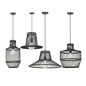 โคมไฟระย้าไม้ไผ่สไตล์ญี่ปุ่นทรงกลม E27 LED หัวเดียว สำหรับบ้าน ห้องน้ำชา ร้านอาหาร บาร์ - Product Image 1