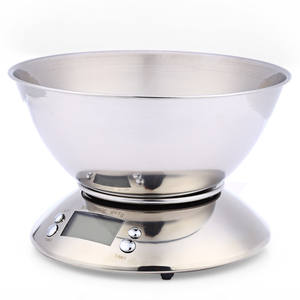 Báscula de Cocina Desmontable de Acero Inoxidable de 5 kg, Báscula Electrónica para Alimentos, Báscula de Gramos para Hornear, Tazón Medidor para la Cocina - Product Image 4