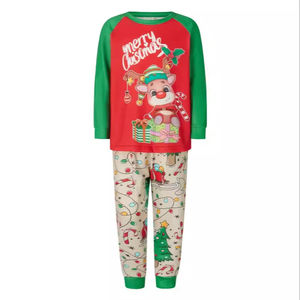 Vente en gros <span class=keywords><strong>de</strong></span> pyjamas <span class=keywords><strong>de</strong></span> haute qualité bon marché enfants femmes Noël maman fille correspondant <span class=keywords><strong>tenue</strong></span> bébé garçon filles enfants pyjamas vêtements - Product Image 1