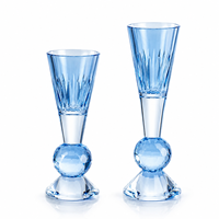 Ensemble de porte-bougies en cristal de luxe pour les centres de table de mariage, les banquets d'hôtel, les événements festifs et la décoration de la maison