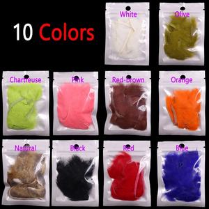 Tira de piel de conejo de corte cruzado, tiras Zonker de pelo de liebre, Material de atado de moscas, serpentinas, plantillas de Cabeza de Acero, plantillas de espasmos Coho - Product Image 4