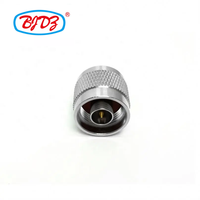 Adaptateur coaxial RF en laiton de type N mâle vers QMA femelle, en stock, directement de l'usine