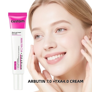 Crème éclaircissante pour la peau à 7% d'arbutine et 4% d'acide tranexamique, anti-taches brunes, crème éclaircissante pour le <span class=keywords><strong>visage</strong></span>, marque privée OEM pour femmes - Product Image 1