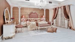 العتيقة خشبية طاقم غرفة نوم الأثاث سرير ملكي ، البولندية الصلبة خشبية روزوود غرفة نوم الملكي الأثاث الصانع - Product Image 5