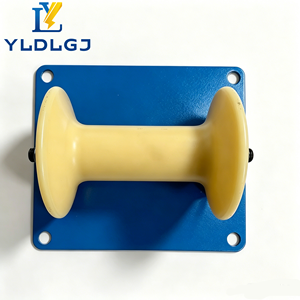 Rouleau de guidage pour chemin de câbles YILI Expert avec roue en nylon, base <span class=keywords><strong>plate</strong></span> robuste pour un tirage de câbles souterrains et aériens fluide - Product Image 1