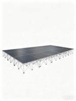 Système de scène modulaire en aluminium, scène mobile pour mariages, spectacles, expositions, événements musicaux