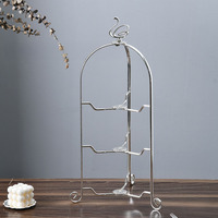 Support de présentation de buffet, outils pour gâteaux, table à gâteaux en métal, buffet rond carré, support à gâteaux de mariage, ensemble de supports à desserts