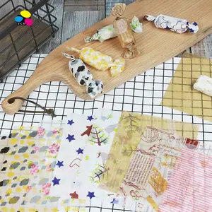 Color Cartoon Multi-pattern Twisting Wax Paper Wedding Celebrate Party Supplies Sugar Gift Candy Wrapper Oil Tissue Paper