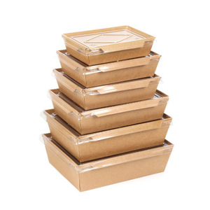 Custom wholesale food paper box for lunch packing restaurant