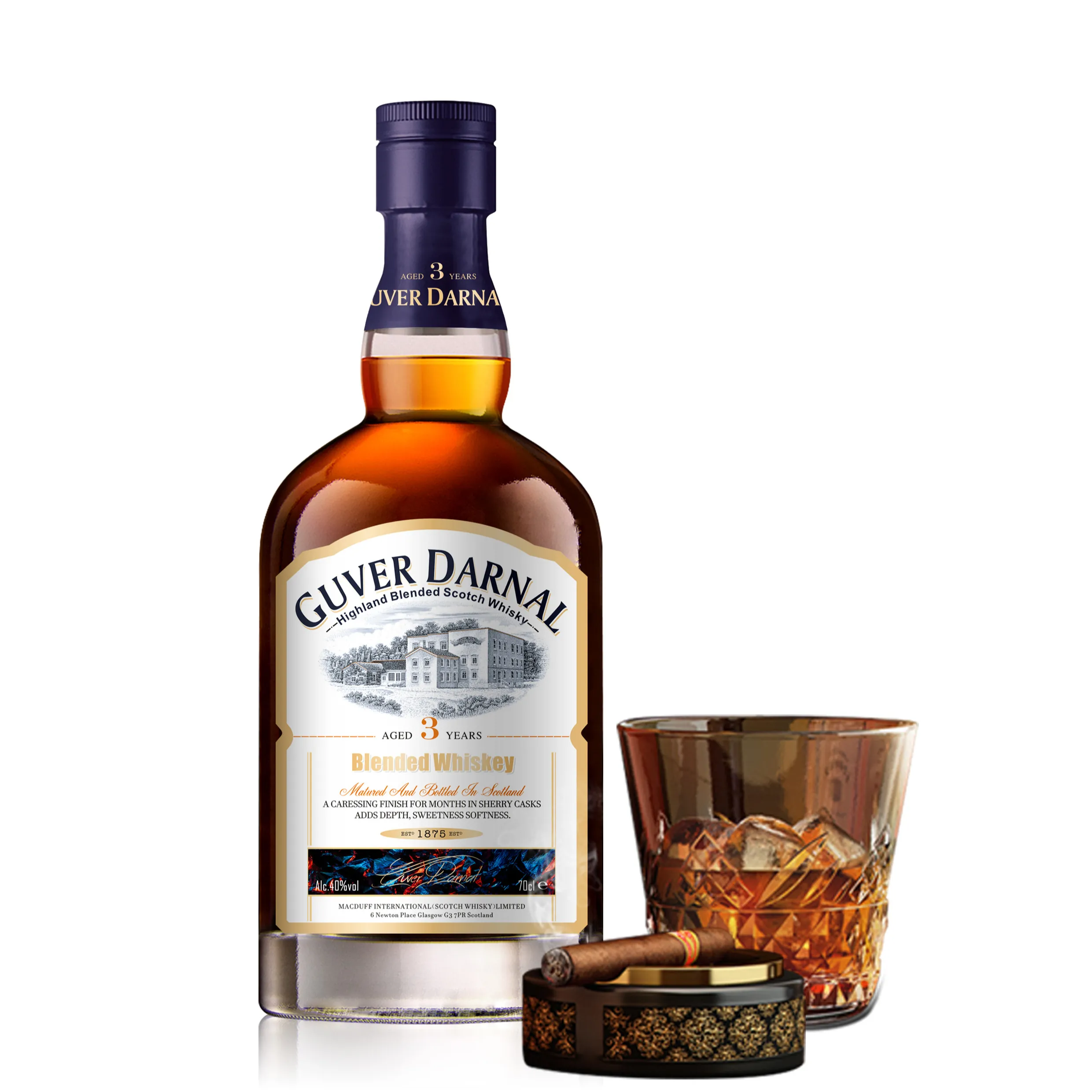 Driejarige Scotch Malt Whisky: Onthulling Van De Essentie Van Een Whiskyfles, Een Echte Drankdrank