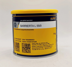 Grasa de alto rendimiento Kluber BARRIERTA <span class=keywords><strong>L</strong></span> 55/<span class=keywords><strong>0</strong></span> 1KG Estabilidad a altas temperaturas para equipos industriales y Automotrices - Product Image 5