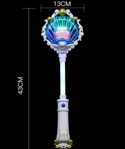 Mainan tongkat sihir anak perempuan, tongkat peri LED sempurna ulang tahun & Ramadan/hadiah wisuda, mainan berputar - Product Image 6