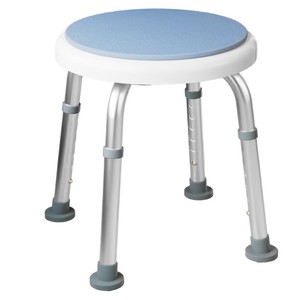 Chaise de douche Medlive en alliage d'aluminium, rotation à 360°, antidérapante, légère, tabouret de salle de bain pour personnes âgées - Product Image 5