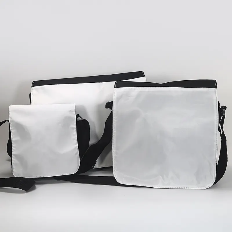 Sublimation Shoulder Bag Logo Print Small blank polyester Canvas Crossbody Bag Sublimation Messenger Bags