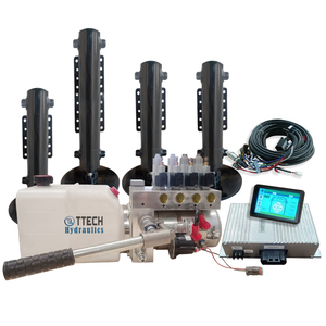 12 V 12 Volt 4 Been Caravan Camper Rv Rc Van Reizen Trailer Automatische <span class=keywords><strong>Auto</strong></span> Outrigger Hydraulische Niveau Nivellering Systeem cilinder - Product Image 6