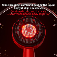 Masajeador Eléctrico Portátil para Cabeza OEM Más Vendido con Función Musical, Luz de Colores y Pulverizador Hidratante para el Cuidado del Cabello y Belleza