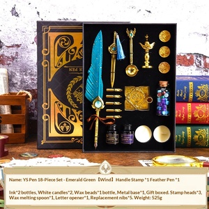 Wowei Genshin Impact - Juego de Plumas de Tinta a Base de Agua con Caja de Regalo de Sello de Cera, Regalo de Cumpleaños, Juego - Product Image 5