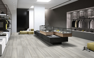 Mosaico de Porcelana <span class=keywords><strong>Gris</strong></span> Cerámico con Diseño de Círculos y Aspecto de Madera para Patio, Tipo <span class=keywords><strong>Parquet</strong></span> - Product Image 3