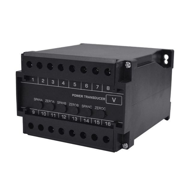 4-20mA A0-10V 3 Phase Active Electrical Power Transducer Transmitter