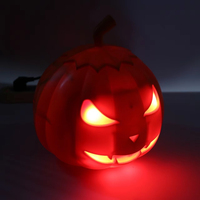 Machine à fumée électrique 600W RGB avec 5 LED colorées, effet scène, brouillard de citrouille, télécommande, pour mariage, fête, DJ, Halloween