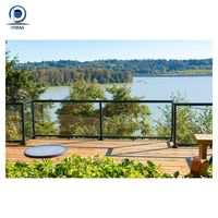 Prime – balustrade d'escalier en granit moderne, balustrade en acrylique, balustrade en plexiglas, vente en gros