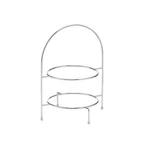 Zeller Present Etagere F. Teller Groß 29x27X39cm Metall verchromt - Product Image 1