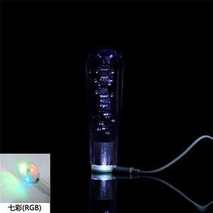 自動車インテリアアクセサリーアクリルダイヤモンドバブルスタイルカスタム自動シフトノブ - Product Image 3