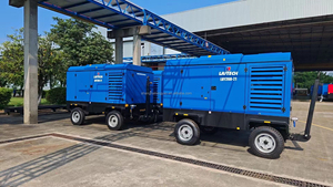 Chất Lượng Tốt Nhất Xách Tay Bốn Bánh Diesel Dầu Trục Vít Máy Nén Cho Công Nghiệp Sử Dụng Cho Khai Thác Mỏ Làm Mát Bằng Không Khí Động Cơ Động Cơ Bôi trơn - Product Image 2