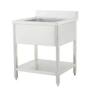 Simple stainless steel square <b>leg</b> <b>kitchen</b> sink commercial grade restaurant bakery hotel home - Product Image 3