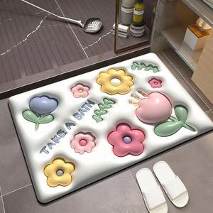 <span class=keywords><strong>2023</strong></span> FT OFT Diatom Ud <span class=keywords><strong>3D</strong></span> REE ele-dimensional Mall xpansion Mall lower loor at athathroom oioilet oilet oibsorbent uick ry OOT Mat - Product Image 2
