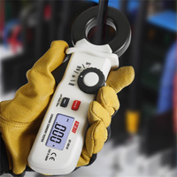 Digital Power Meter DT9810 Portable AC/DC Ammeter Voltmeter with Intelligent Power Measurement CAT II 600V Safety Rated