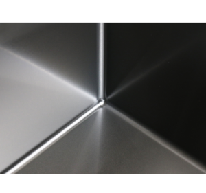 Noir Nano Enduit En Acier Inoxydable Grand Double Bol Deux Trous Sans Robinet Design Moderne Évier De Cuisine RS-3118-B - Product Image 6