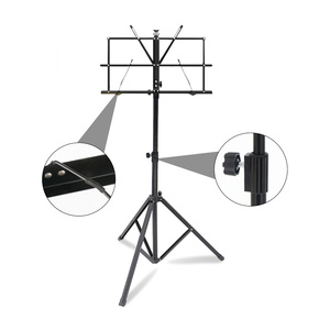 P-01 Fabrication directe HEBIKUO Support de musique professionnel personnalisé pour instruments de musique Support pliable Accessoires - Product Image 1