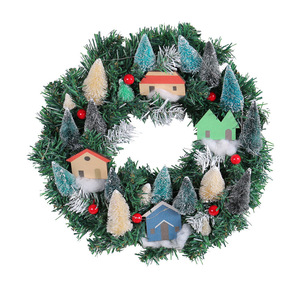 Ghirlanda <span class=keywords><strong>Natalizia</strong></span> da Esterno Artigianale Eco-Friendly Lampeggiante, Ornamenti Creativi a Forma di <span class=keywords><strong>Casetta</strong></span> Realistici per Finestre e Porte - Vendita all'Ingrosso - Product Image 5