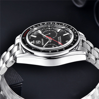 2023 Neue BENYAR Moon Uhr für Herren Luxus Quarz Chronograph Herren uhren Sport Wasserdichte automatische Leucht uhr