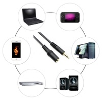 3,5mm Stereo-Stecker-Buchse-Audio-Verlängerung kabel adapter 1m/2m/3m/5m/10m Kabel zur Mikrofon-Desktop-Verstärkung