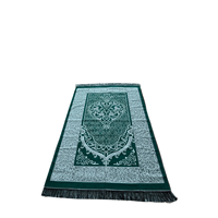 Vintage Osmanischer Stil Chenille Jacquard Gebetsteppich Antikes Motiv Gewebter Muslimischer Teppich Ästhetischer Islamischer Anbetungsteppich